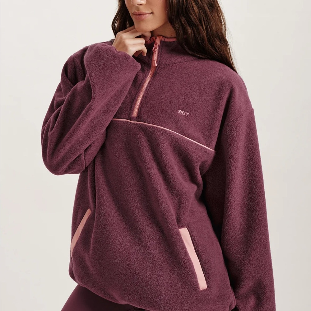 SET Active Rosebud Microfleece Half Zip